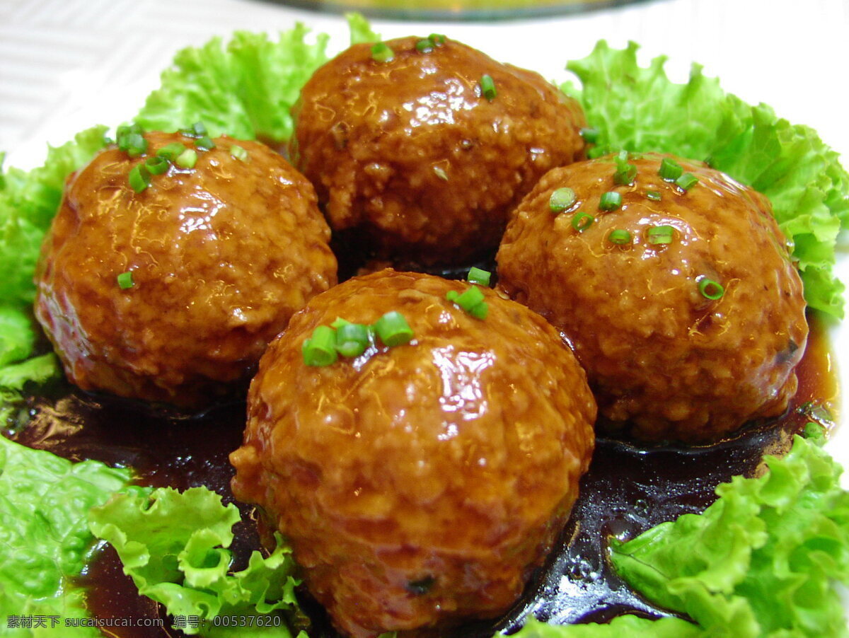 四喜丸子 菜肴 菜谱 狮子头 餐饮美食 传统美食 家常菜照片 摄影图库