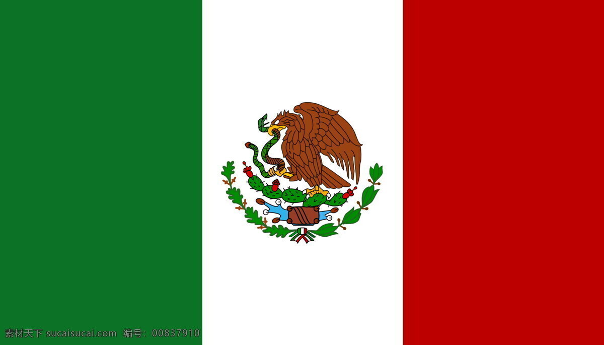 墨西哥 国旗 高清 大图 墨西哥国旗 国旗图片 北美洲 联邦国家