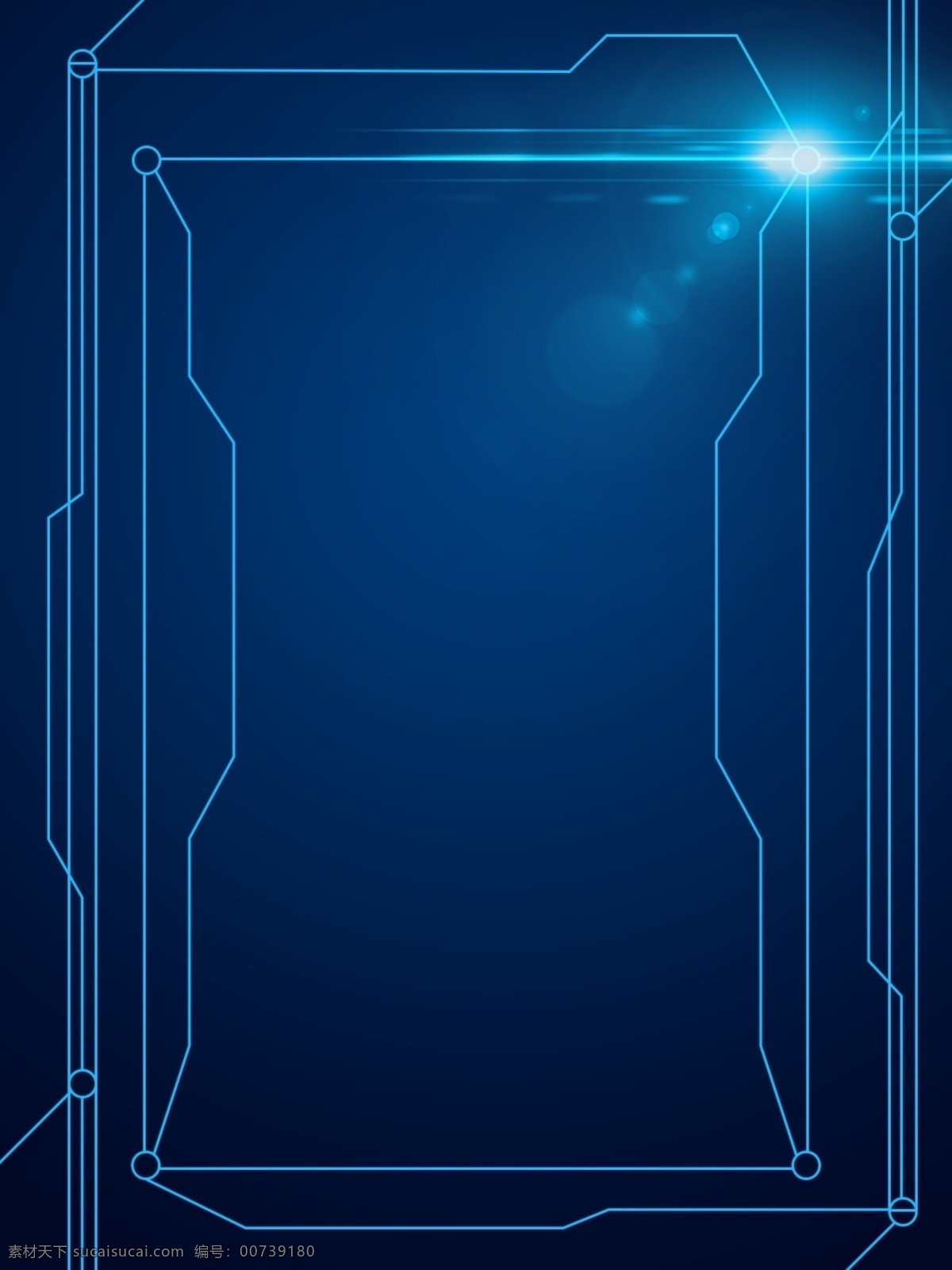 蓝色 电路板 科技 背景 光 线条 创意 黑色 科技感 h5 酷炫 科学 矩形 圆形 星光 闪光 光晕 渐变 蓝黑色