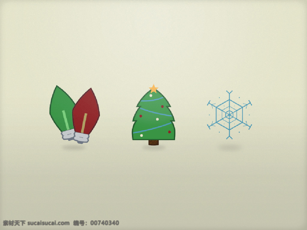 圣诞节 主题 图标 sketch 雪花 圣诞树 格式