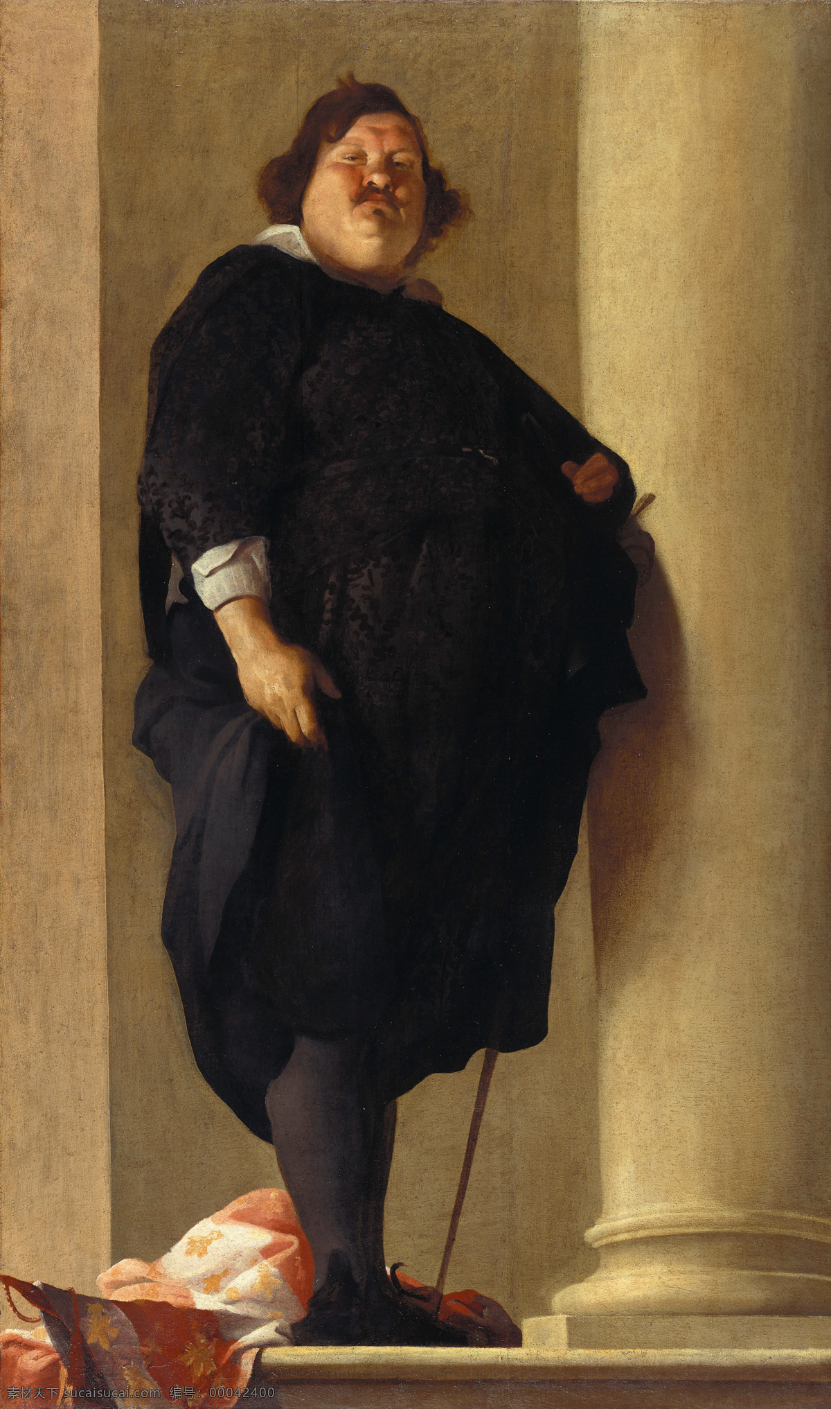 欧洲 古典 油画 胖子