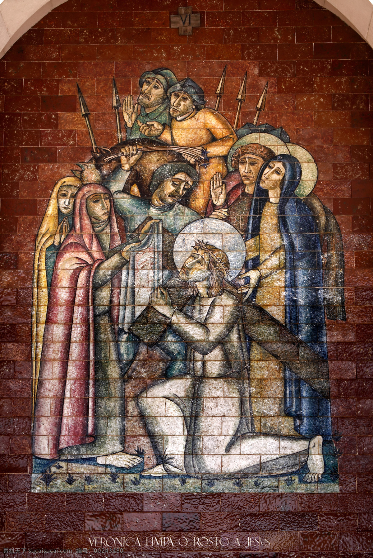 背着 十字架 宗教信仰 油画 信徒 人物 人群 西方人物 名画 绘画 文化艺术 艺术品 世界名画