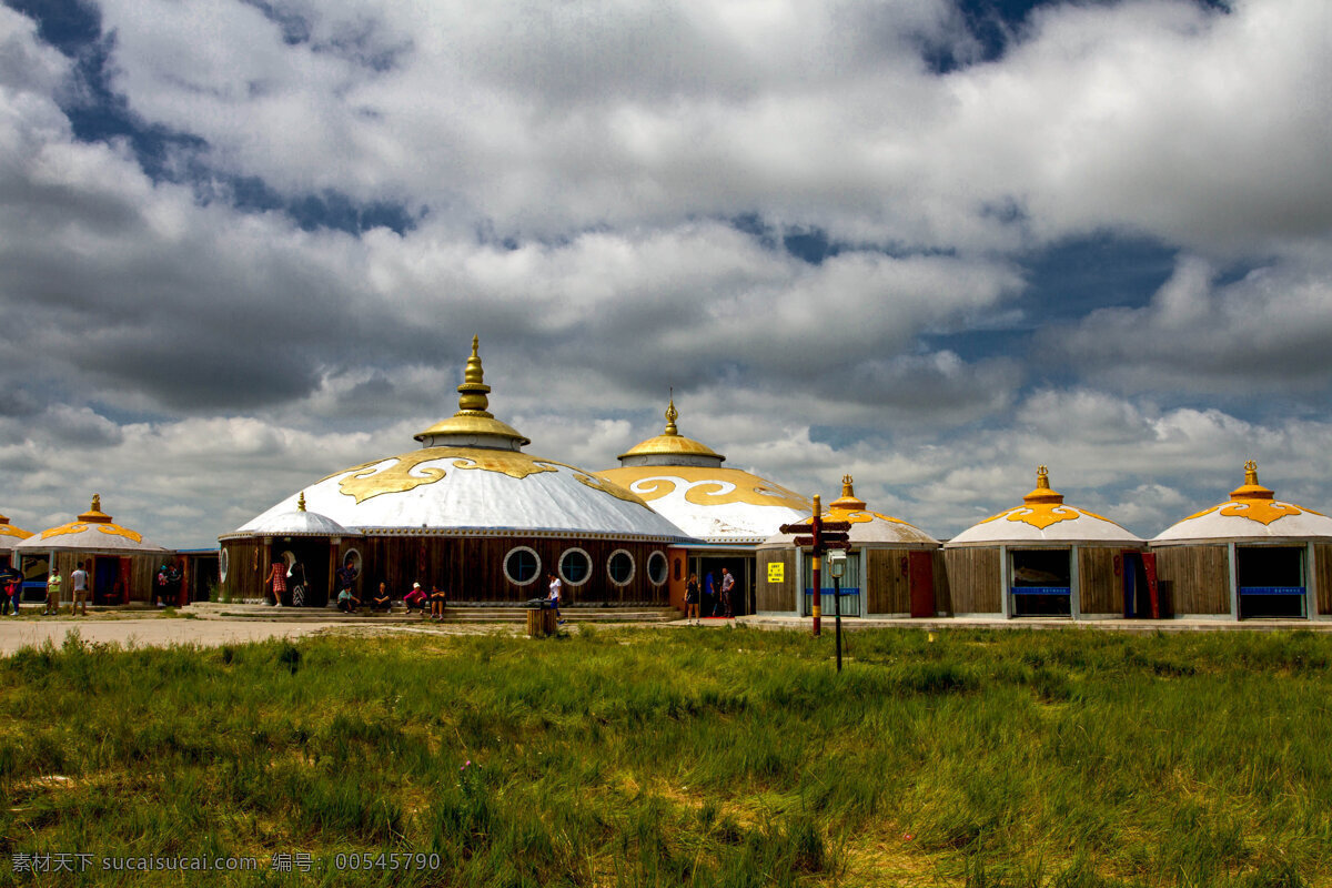 蒙古大帐 内蒙 锡林郭勒 蒙古汗城 蒙古包 草原 乌云 国内旅游 旅游摄影