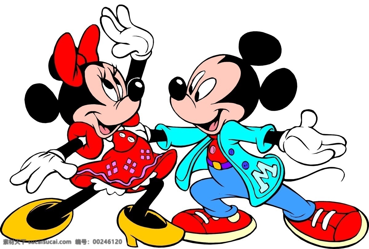 米奇米妮 米老鼠 miki 跳舞 舞伴 情侣 卡通类 底纹边框 花边花纹