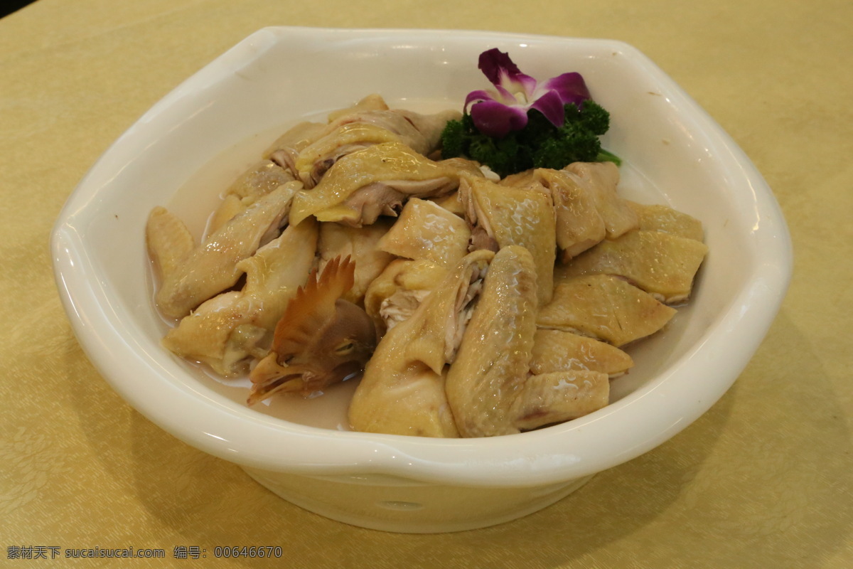 水晶鸡 传统美食 餐饮美食