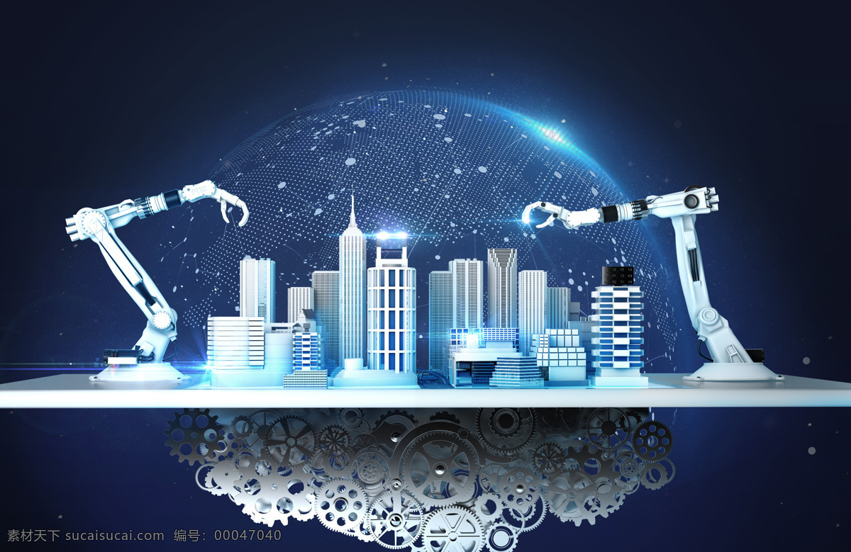 工业 科技 机器人 未来工业 人工智能 工业机器人 现代科技 工业生产