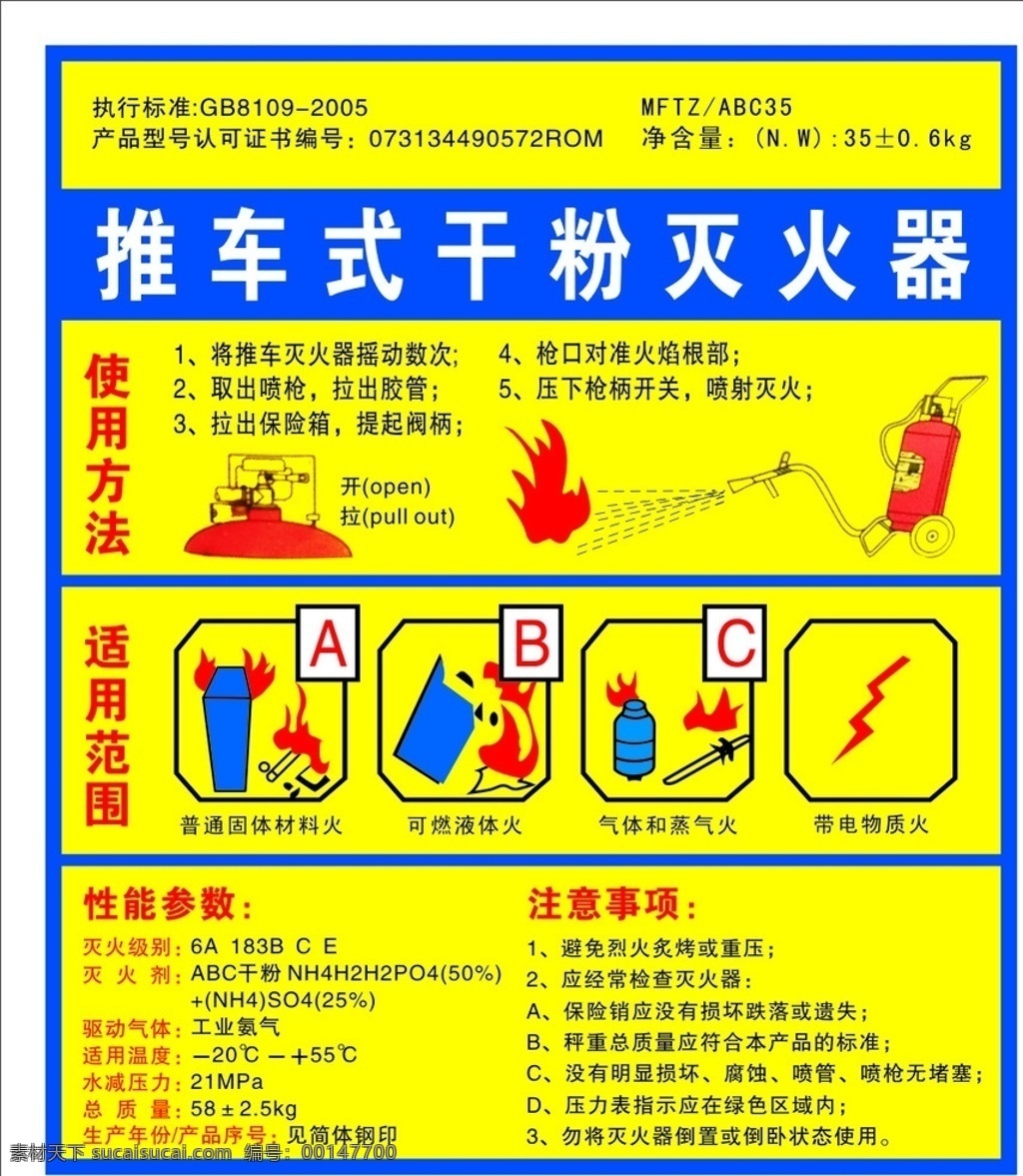 安全 使用 灭火器 标签 推车式灭火器 干粉灭火器 使用步骤 黄色标签 灭火器矢量图 消防标签 公共标识标志 标识标志图标 灭火器标牌 使用方法 报警电话 灭火器标识 灭火器图案 消防