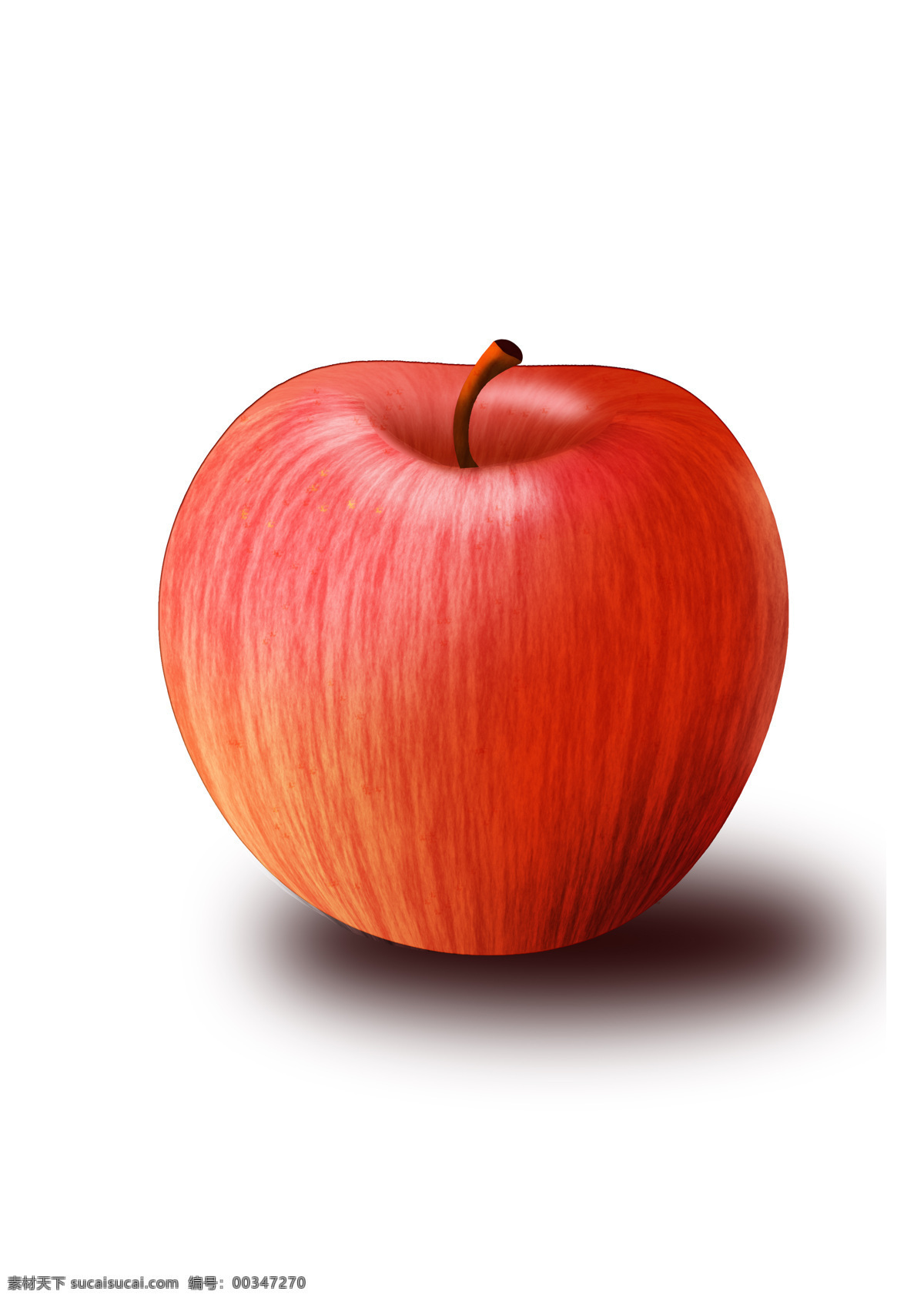 手绘苹果 苹果 手绘 ps 红苹果 动漫动画