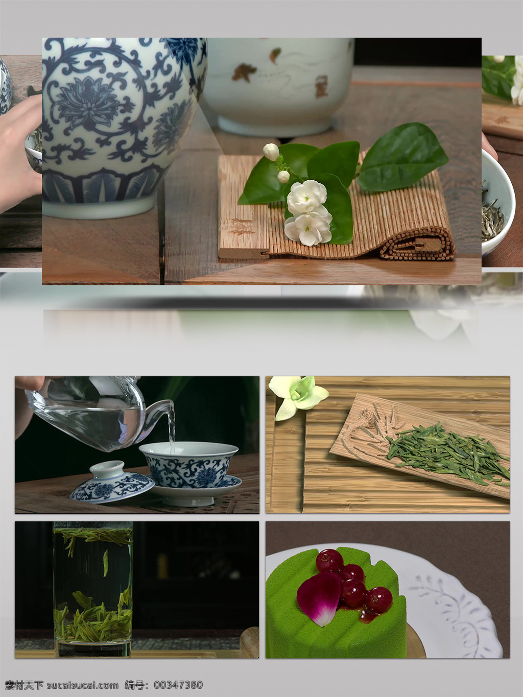 4k 中国 古典 文化 茶道 艺术 瓷器 展示 实拍