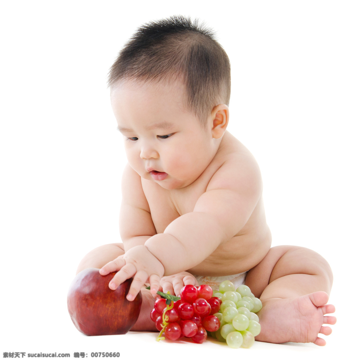 水果 婴儿 提子 苹果 孩子 儿童 人物摄影 人物图库 儿童图片 人物图片