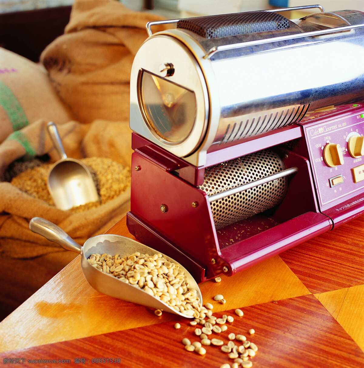 米色 咖啡豆 机械 咖啡 研磨机 制作 流程 米色咖啡豆 咖啡制作流程 电动研磨机