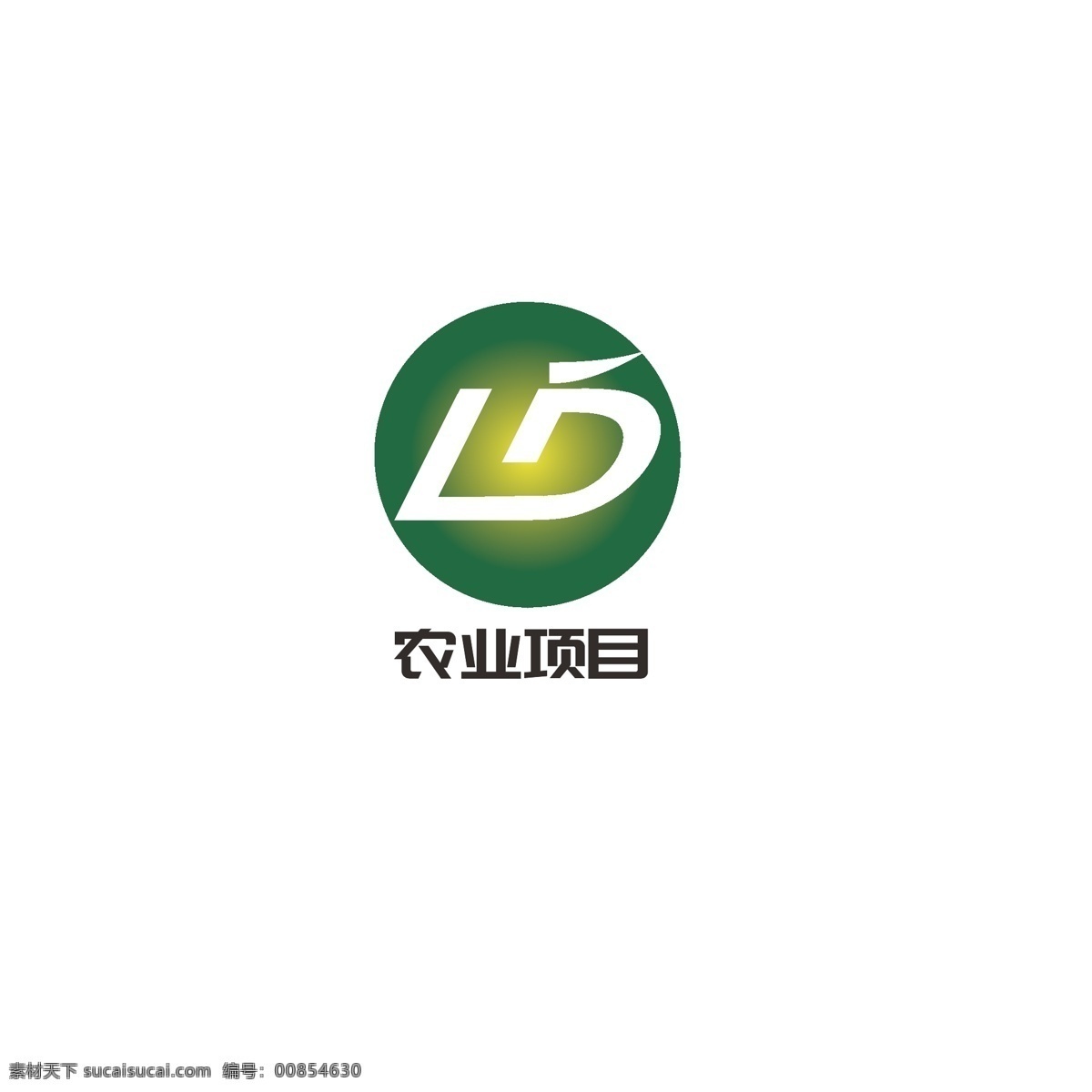 农业 项目 logo 健康 自然 生态 龙头 字母l 字母d