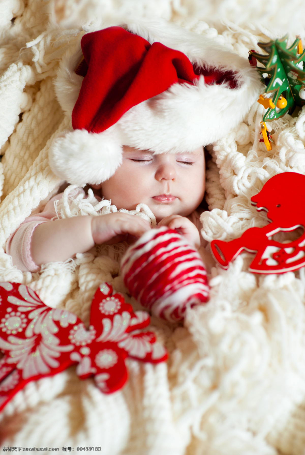 睡觉 儿童摄影 玩具 圣诞节 圣诞帽 儿童 小孩 宝宝 人物 可爱 玩耍 圣诞宝宝 节日素材 儿童图片 人物图片