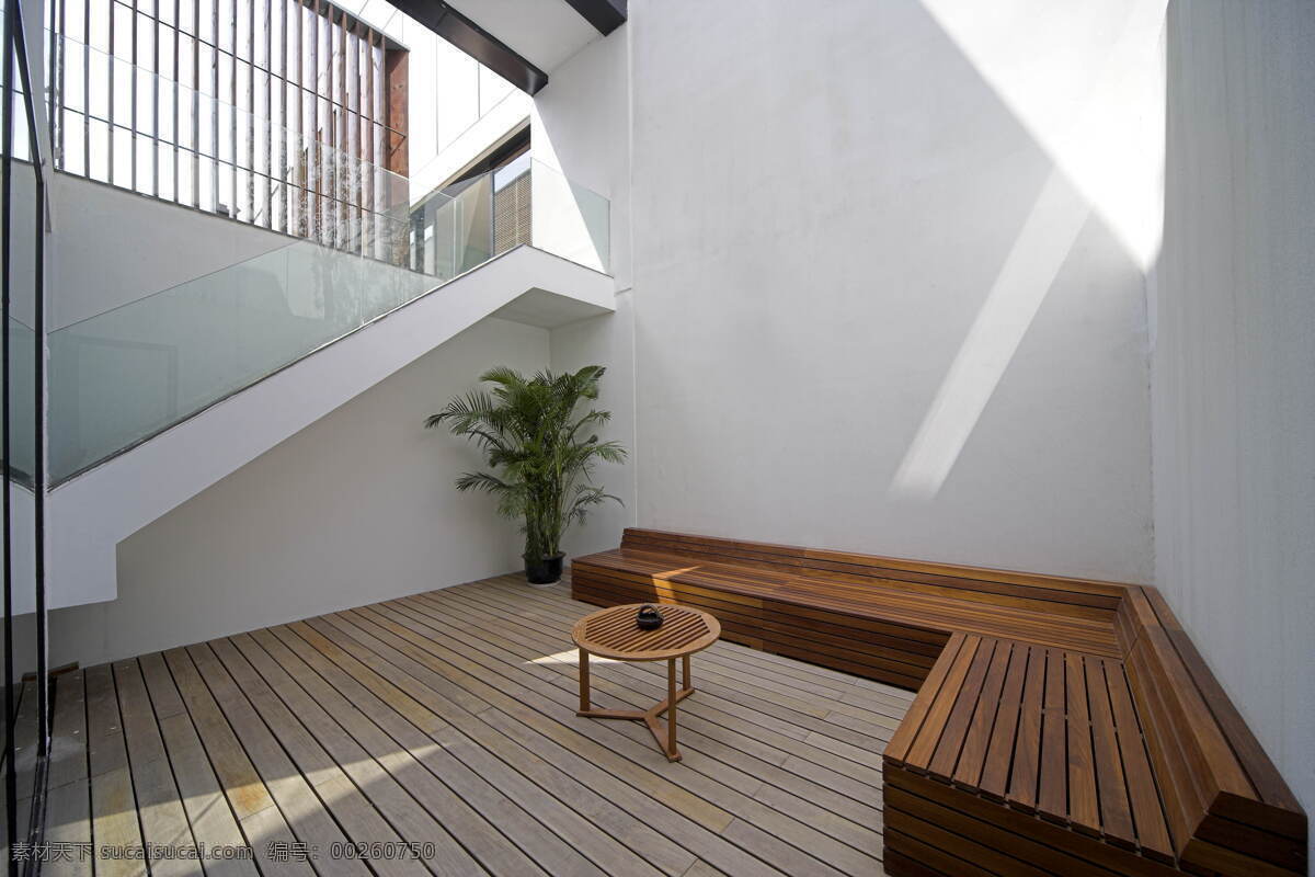 木质板凳 木质 板凳 家居 走廊 阳光 室内摄影 建筑园林