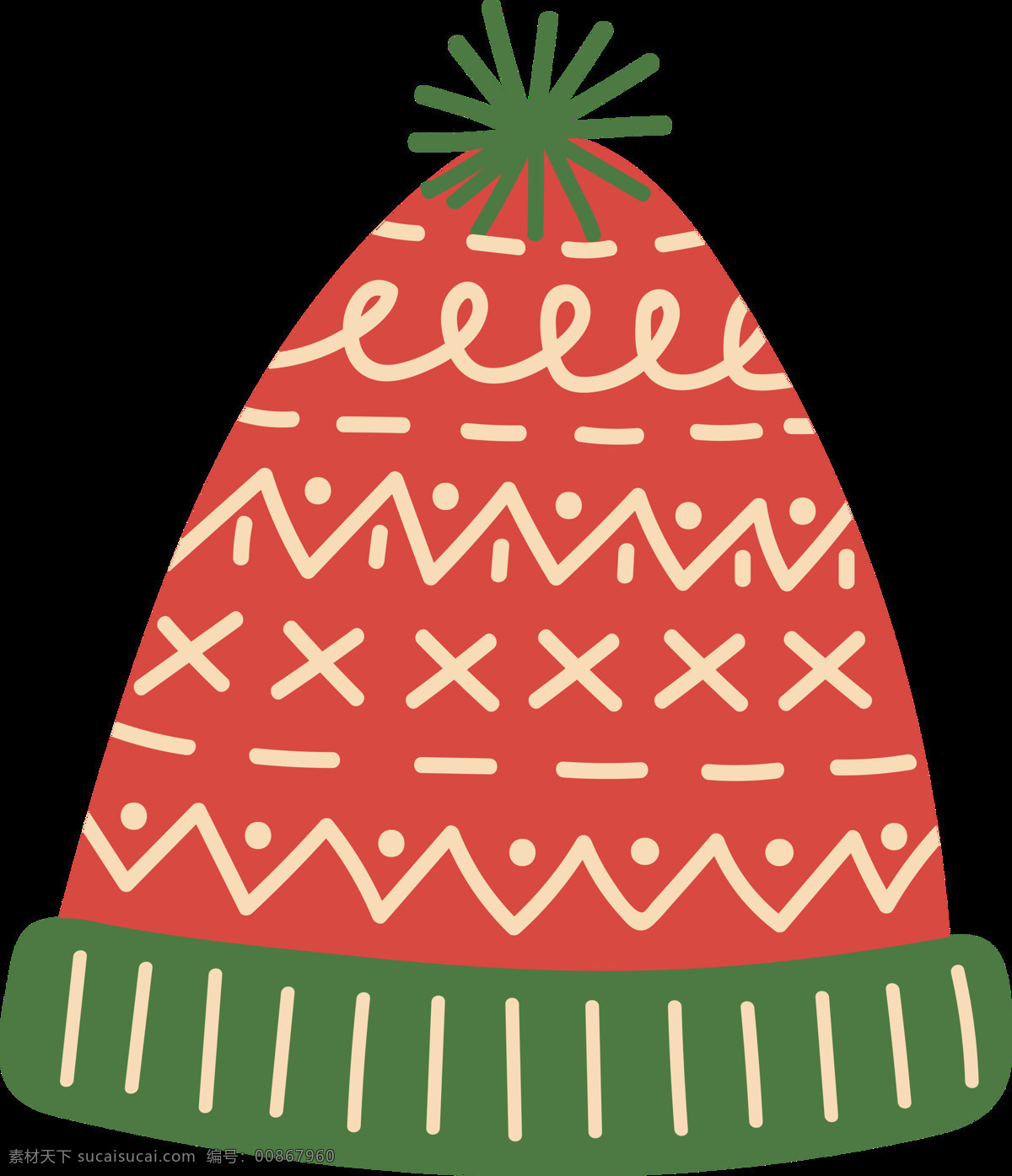 圣诞 小红帽 圣诞节 卡通 透明 冬季 红色 节日 节日素材 帽子 免扣素材 透明素材 装饰图案