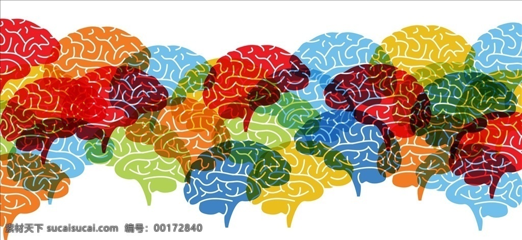 大脑重叠背景 大脑背景 大脑重叠 大脑 创意大脑重叠 人脑 脑袋 脑髓 头脑 共享设计矢量