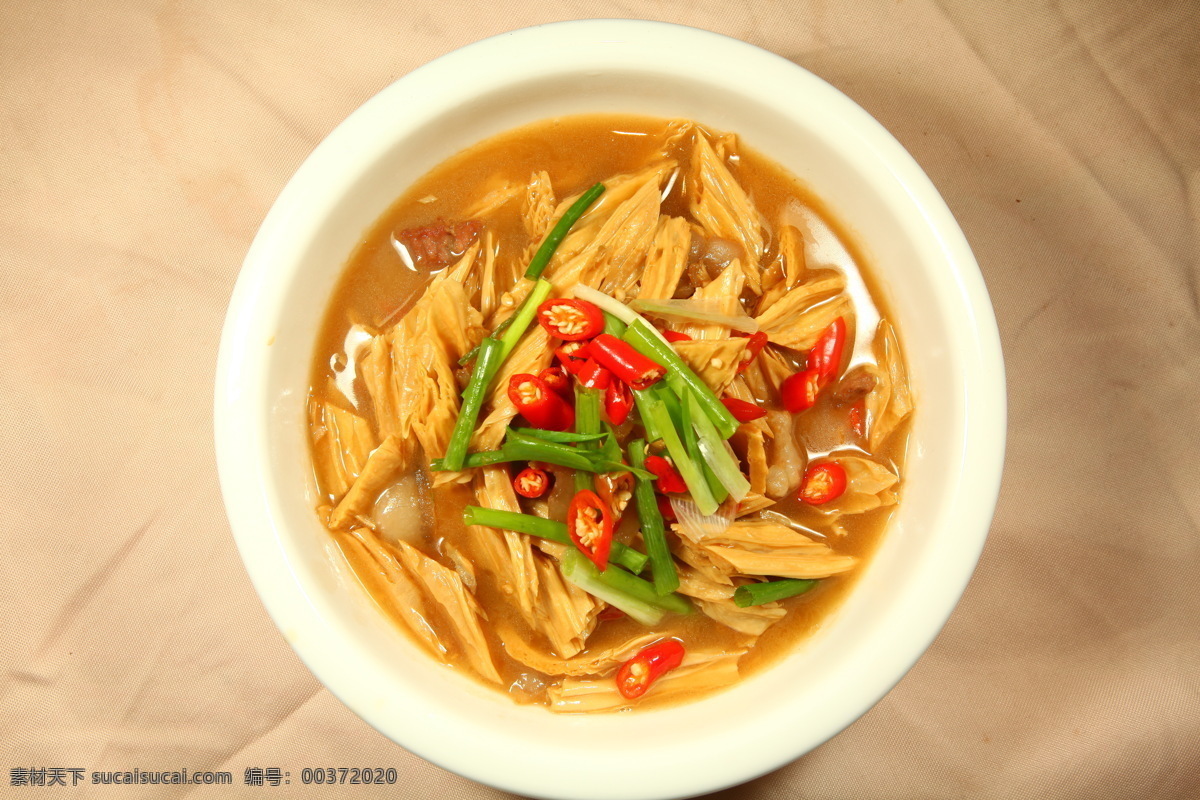 红烧腐竹 红烧 腐竹 豆制品 传统美食 餐饮美食