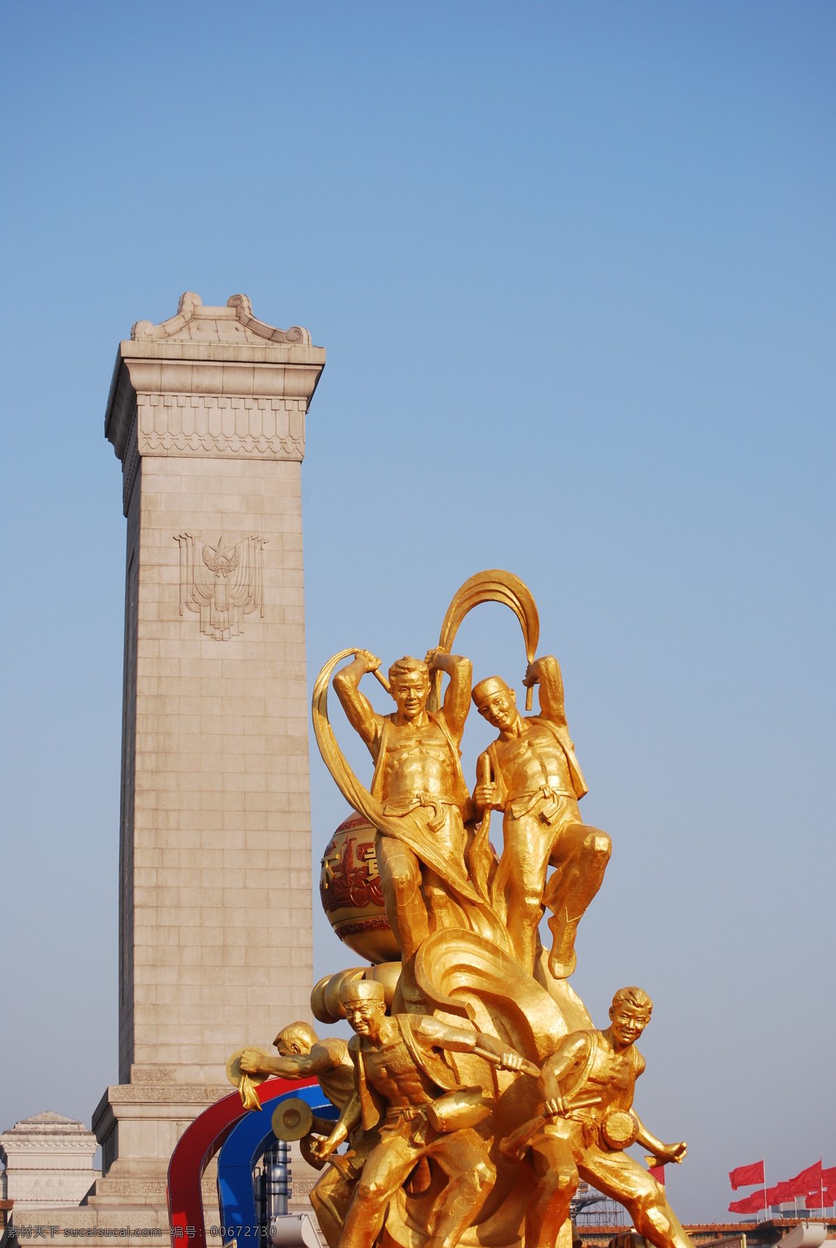 天安门广场 雕塑 国庆 六十周年 花篮 天安门 旅游摄影 国内旅游