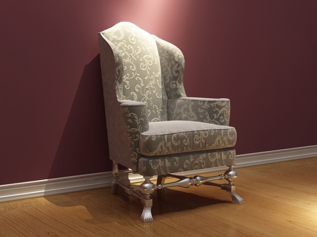 欧式 休闲椅 家具 沙发椅 3d模型素材 家具模型