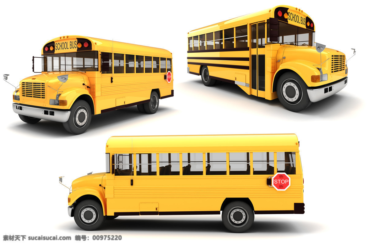 校车 大巴 巴士 公共汽车 开学 学校校车 交通工具 现代科技
