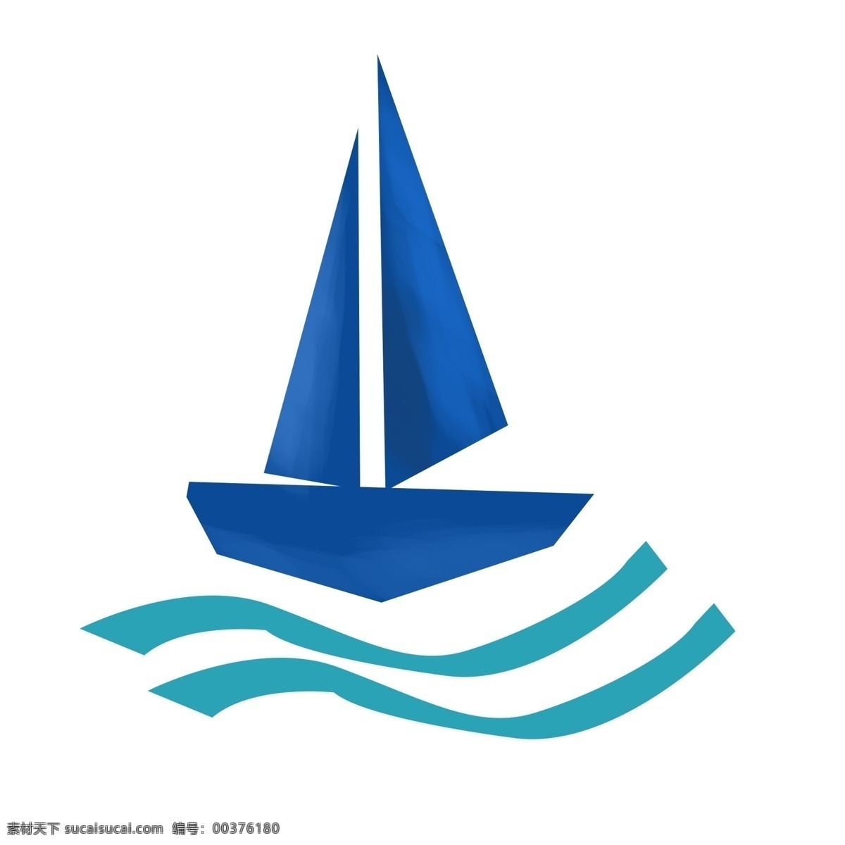 可爱 卡通 帆船 图标 渐变色 一帆风顺 祝福 碧海 蓝天 乘船 船帆 水上设施 交通工具