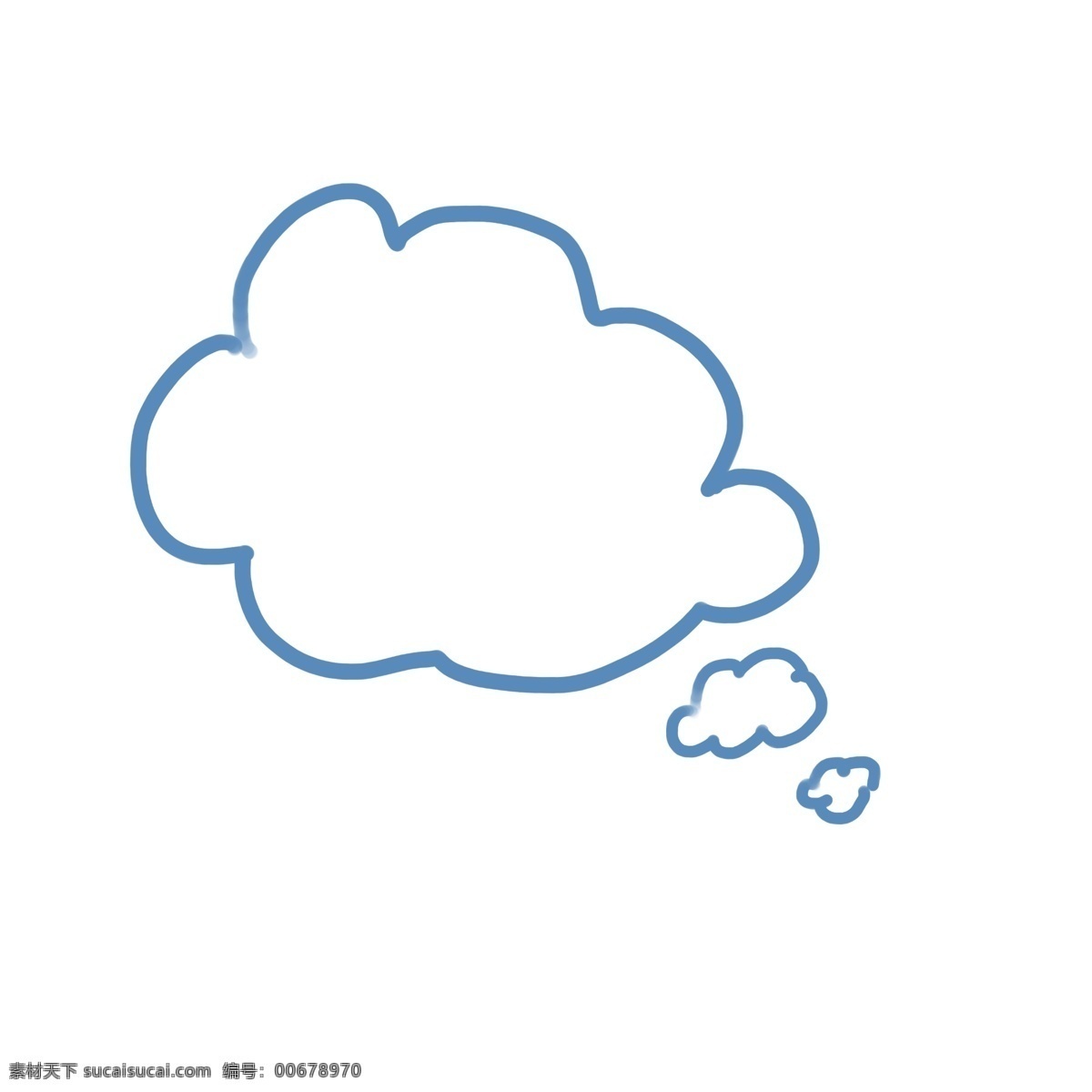 简单 对话框 手绘 蓝色 云 可爱 对话款 简约 框 卡通 云型 云朵 云型对话框 手绘对话框 卡通手绘
