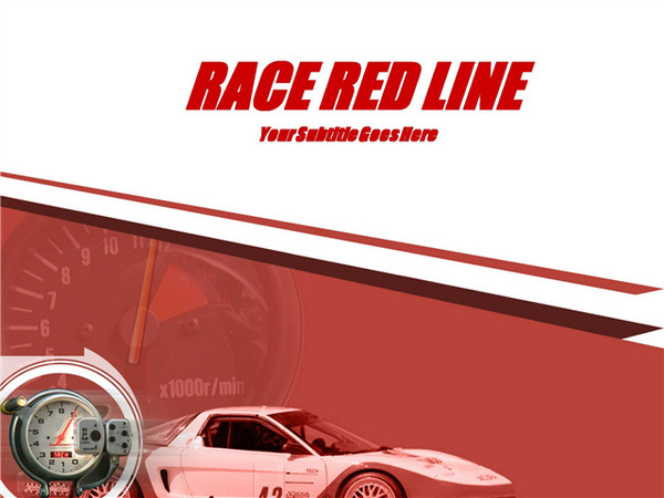 比赛 路线 模板 ppt模板 红色 竞争 赛车 速度 仪表 背景