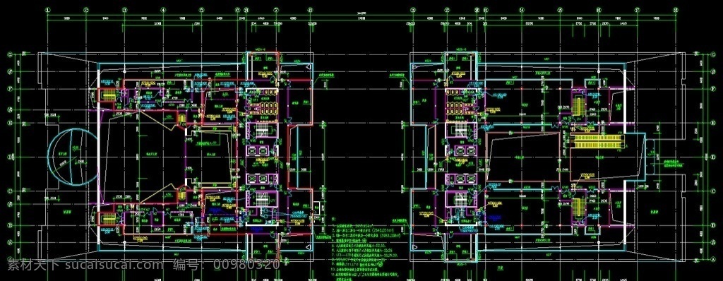 二层平面图 cad dwg 图纸 平面图 装修 装饰 施工图 室内设计 活动中心 青少年 东莞市 图 建筑设计 环境设计 源文件