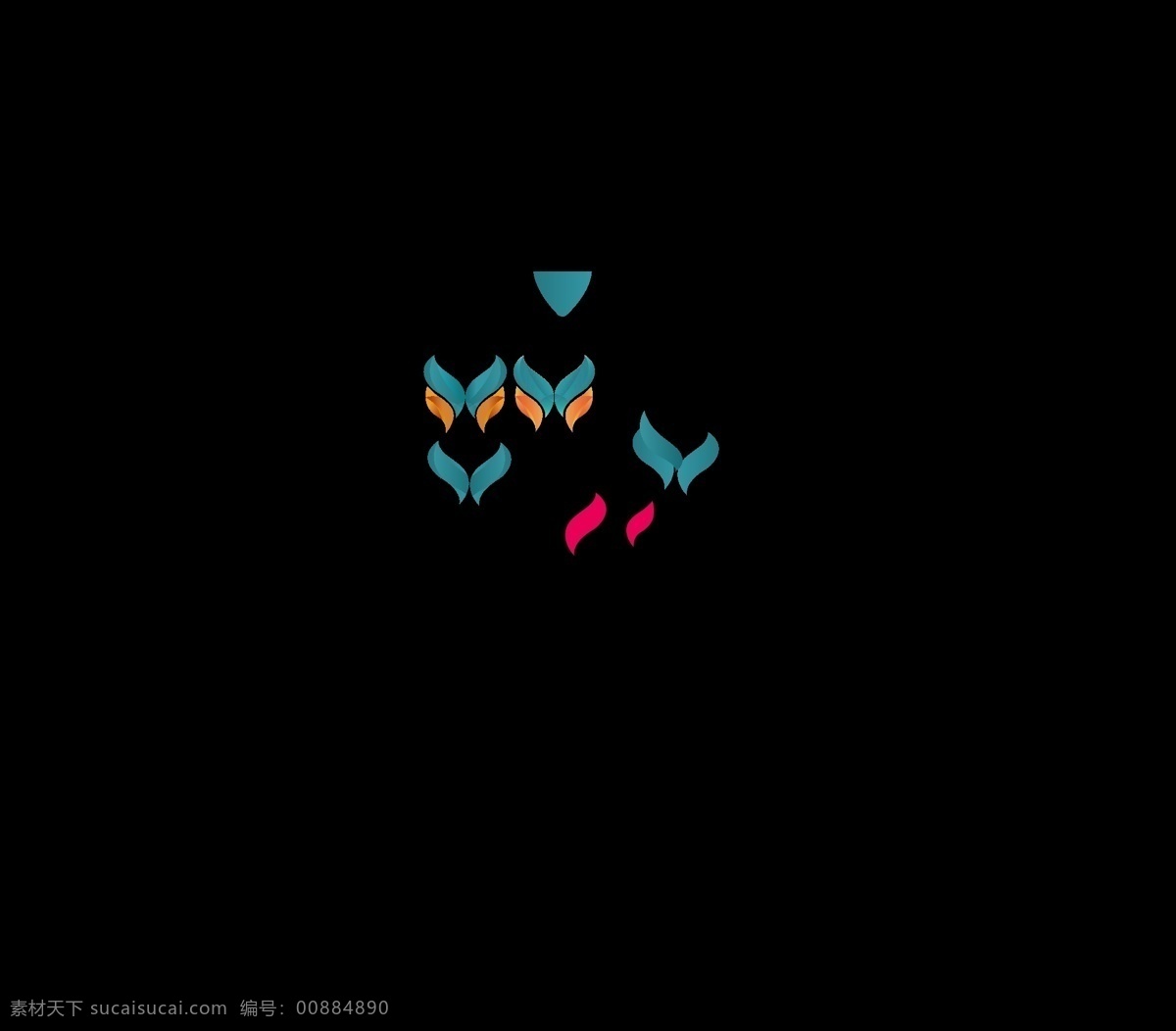 蝴蝶 形状 创意 变形 动物 标志图标 企业 logo 标志