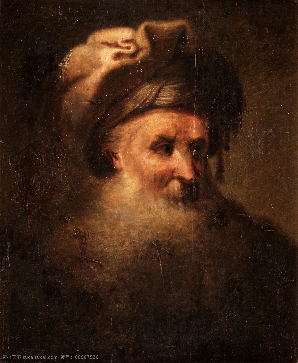 老人 伦勃朗 人物 肖像 高清 油画 文化艺术 美术绘画