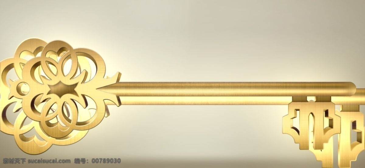金钥匙 金色钥匙 质感钥匙 金属钥匙 钥匙 ps系列