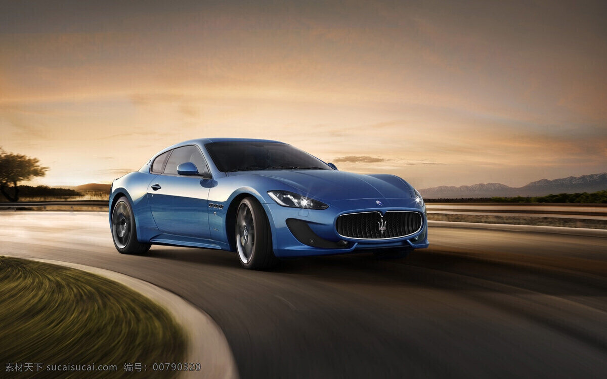 玛莎拉蒂 跑车 超跑 豪华车 2014 maserati gran turismo sport 交通工具 现代科技