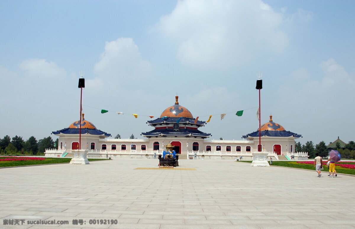 唯美 风景 内蒙古 建筑 古建筑 成吉思汗宫 宫殿 旅游摄影 国内旅游 灰色