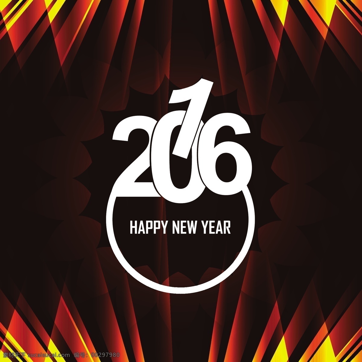 发光 新 2016 年 背景 抽象 卡片 新的一年 快乐 壁纸 庆祝 事件 彩色 丰富多彩 问候 闪亮 新的一年卡 黑色