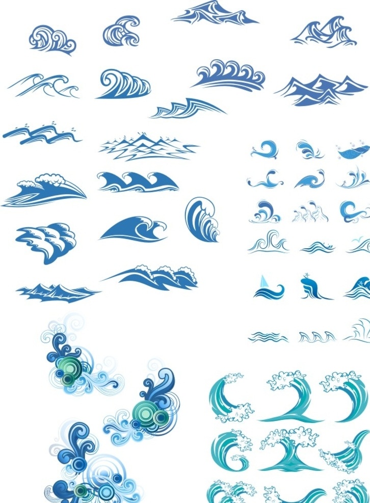 海浪 浪花 大浪 水 浪花集 素材库 大海浪花 海边浪花 波浪花纹 浪花飞舞 浪花朵朵