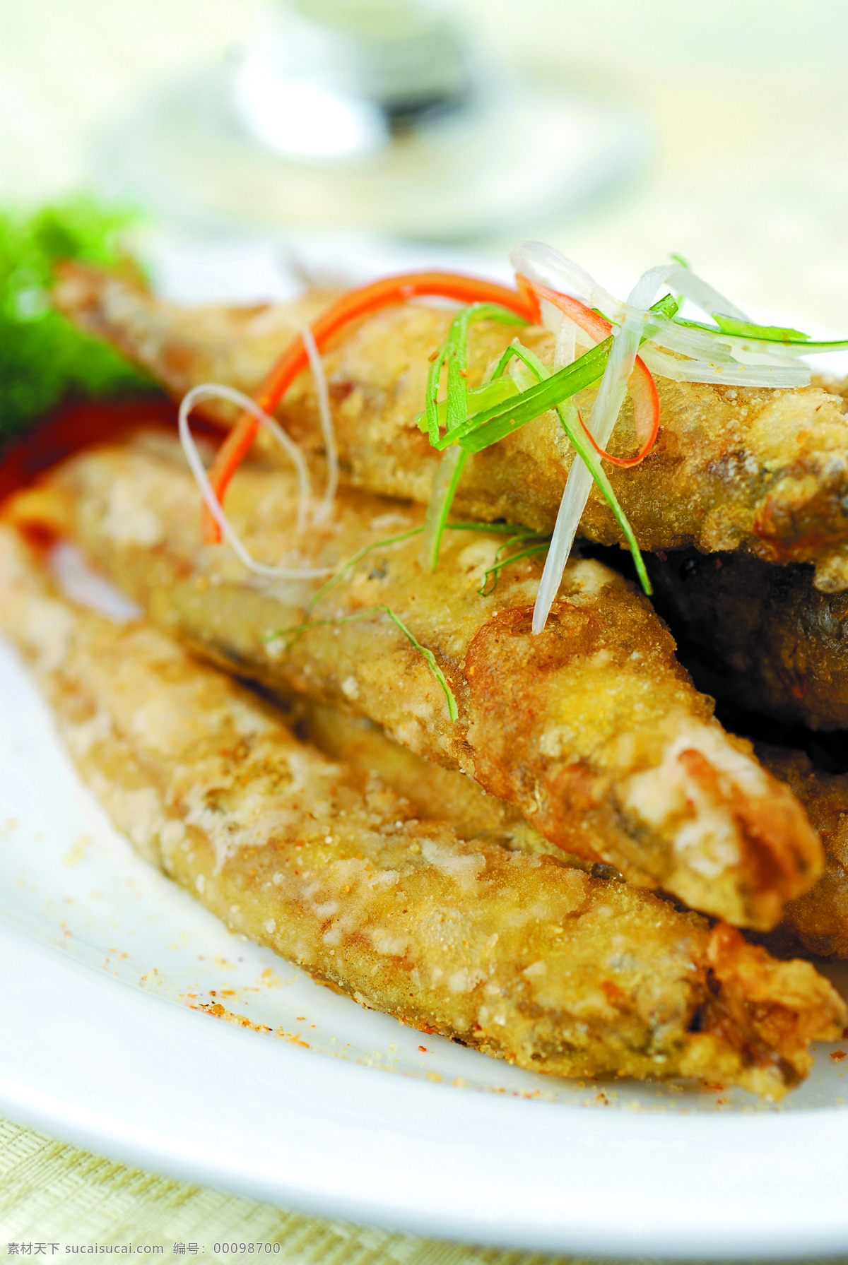 椒盐多春鱼 菜品 菜谱素材 美食 高清图片