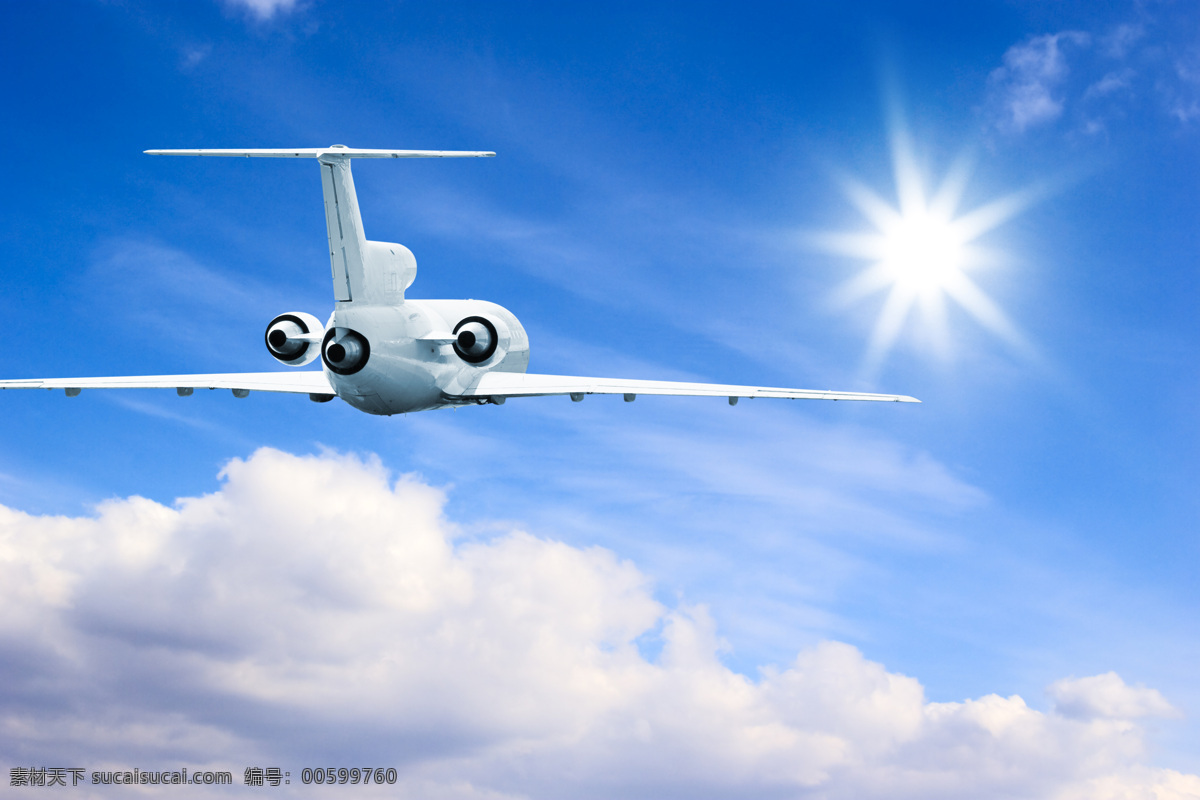 天空 中 飞行 航天飞机 飞机 航空 客机 蓝天白云 飞机图片 现代科技