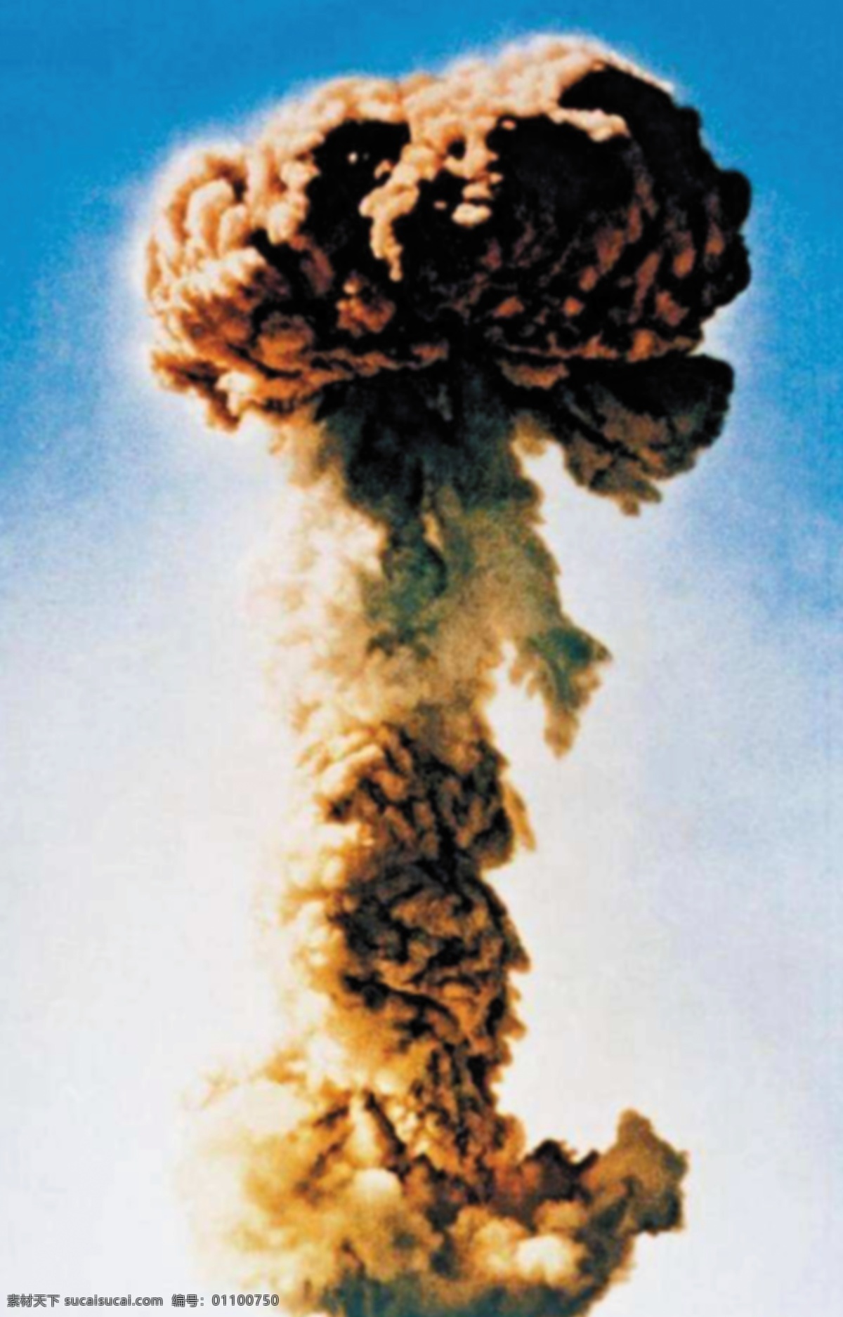 蘑菇云 核弹 爆炸 数码 印花 分层