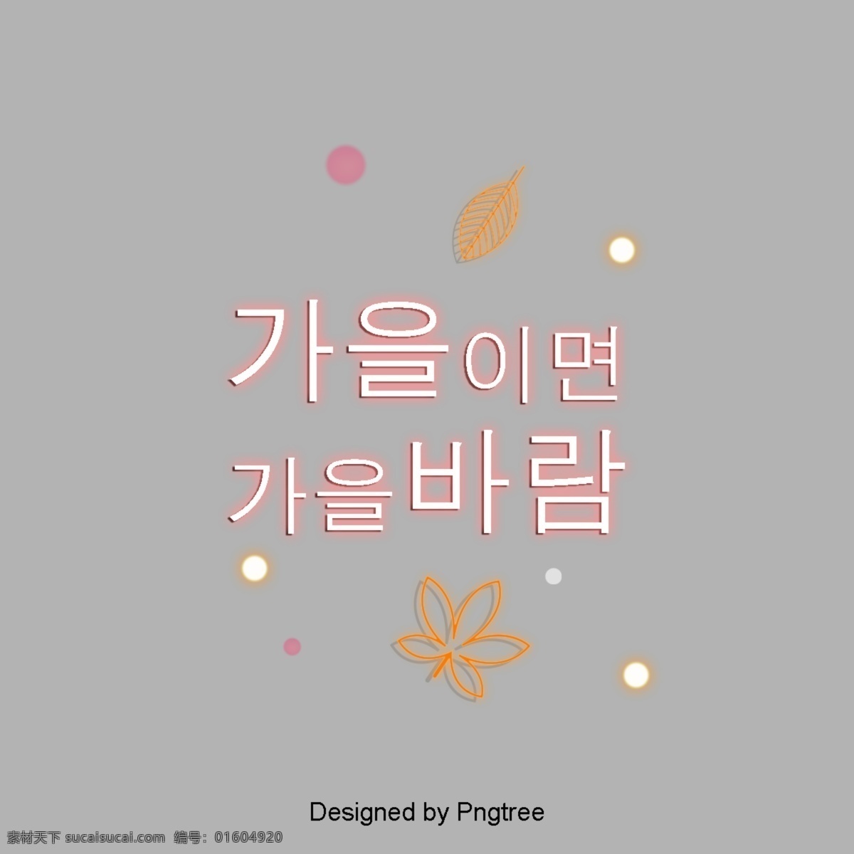 秋天 秋夜 韩国 简单 粉红色 霓虹灯 字体 秋天的傍晚 粉 氖 字体设计 广告 红色 枫 秋天的元素 树叶