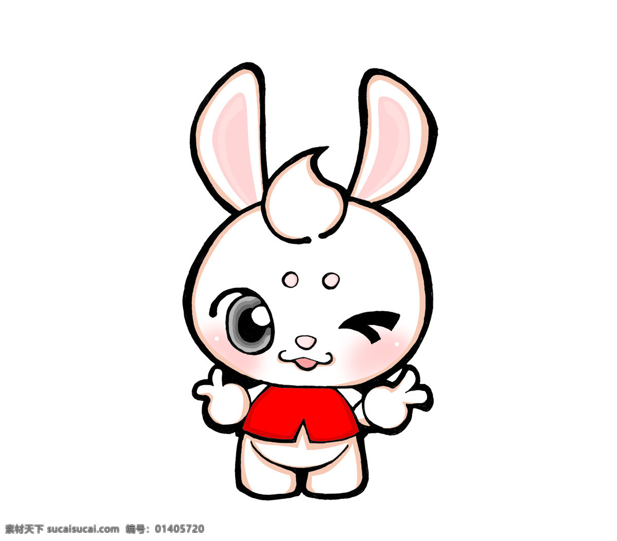 超大卡通兔子 超大 高清 卡通 兔 中国 动漫动画