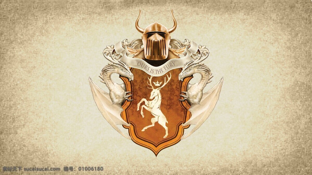 插画 动漫动画 徽章 龙 欧洲 权利 游戏 家族 设计素材 模板下载 权利的游戏 骑士盔甲 插画集