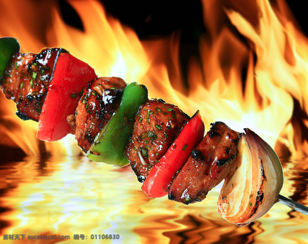 火焰燒烤 火焰 燒烤 串燒 烤肉 bbq 黄色