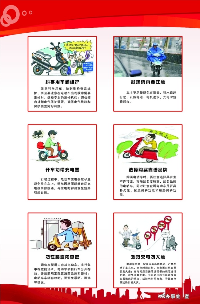 电动车安全 电动车 安全 防火 电动车消防 科学用车维护 车勿带充电器 散热防雨注意 现代科技 交通工具