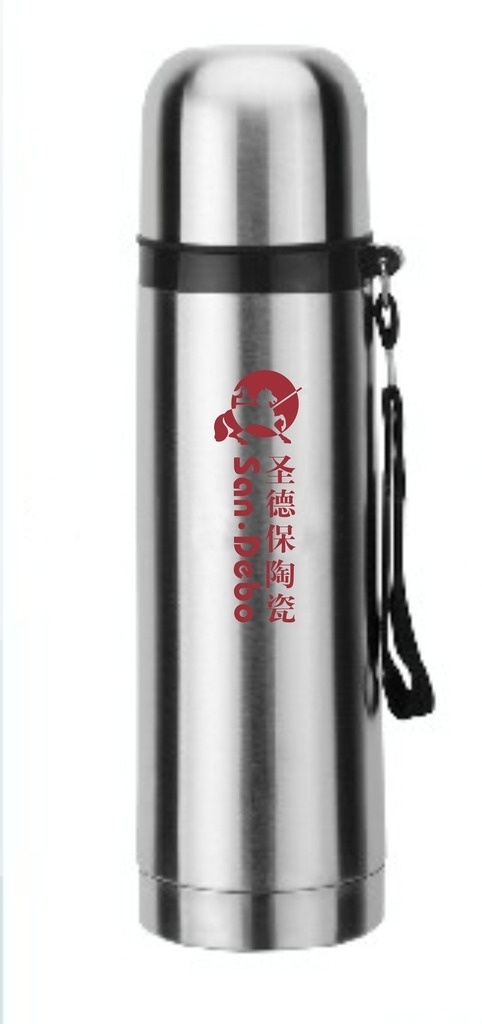 圣德保广告杯 保温杯 不锈钢杯 广告杯 圣德保 瓷砖 形象海报