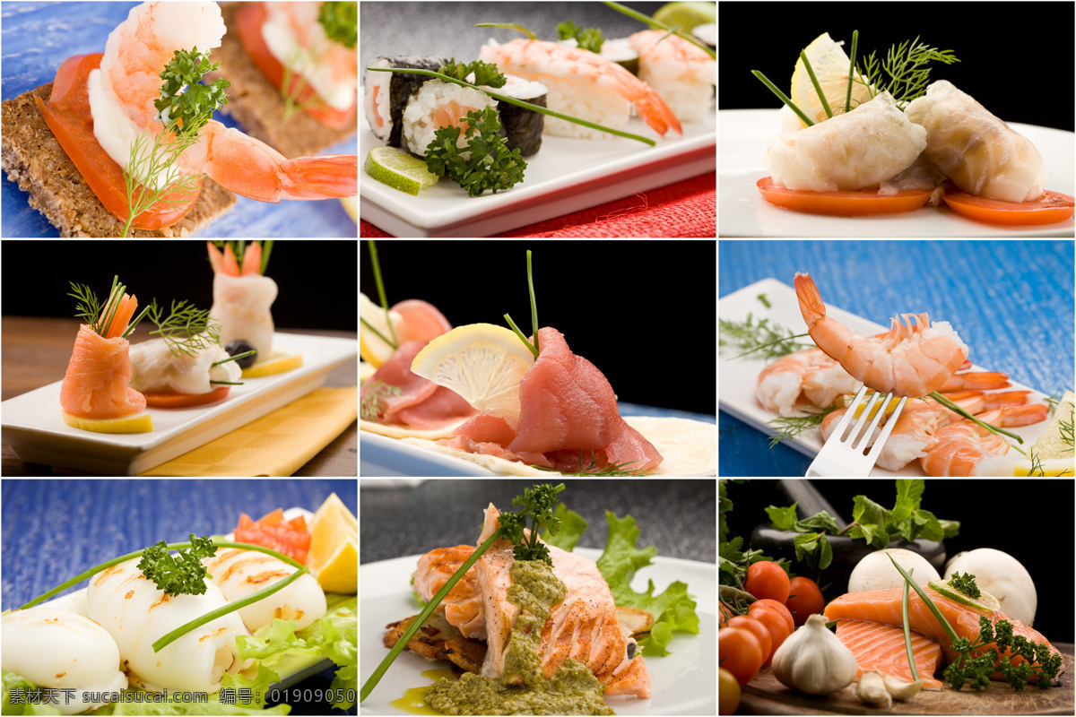各种 好吃 寿司 食物 日本料理 外国美食 餐饮美食
