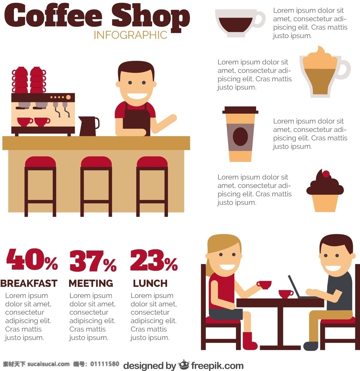 很 不错 咖啡店 infography 模板 图表 人 咖啡 蛋糕 桌子 平 商店 图形 饮料 咖啡杯 杯 早餐 图 平面设计 信息 过程 白色