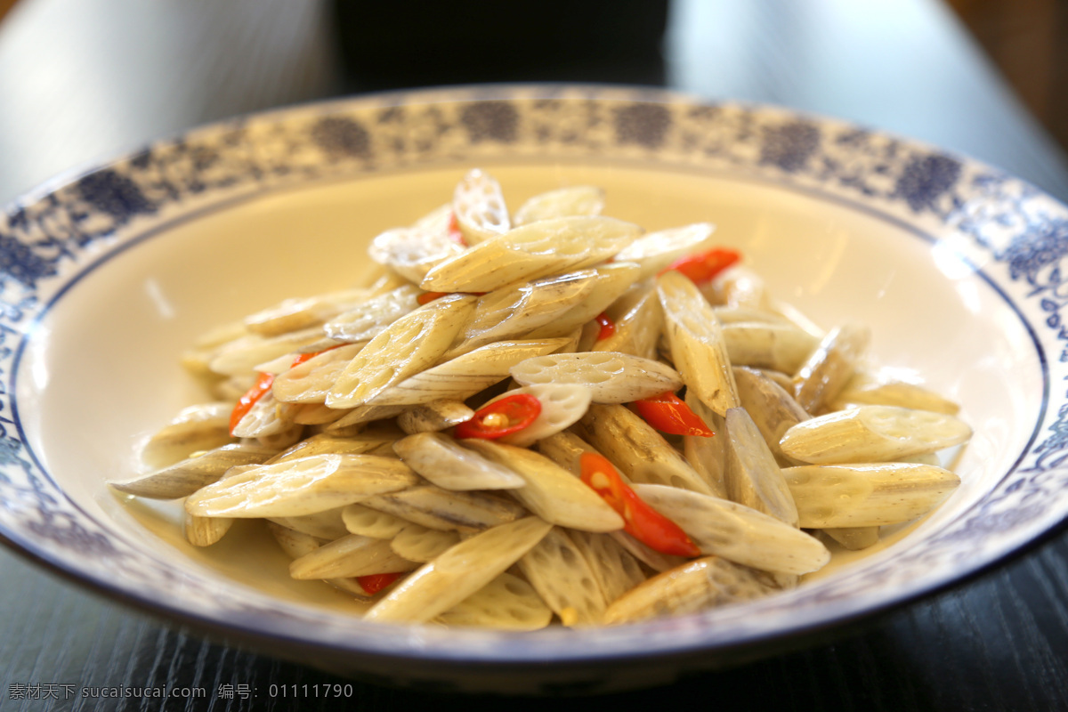 小炒藕带 小炒莲藕 小炒莲菜 醋溜莲菜 酸辣莲菜 摄影图 餐饮美食 传统美食