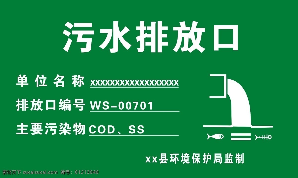 危废标识 污水排放 污染 标识牌 环境标识牌