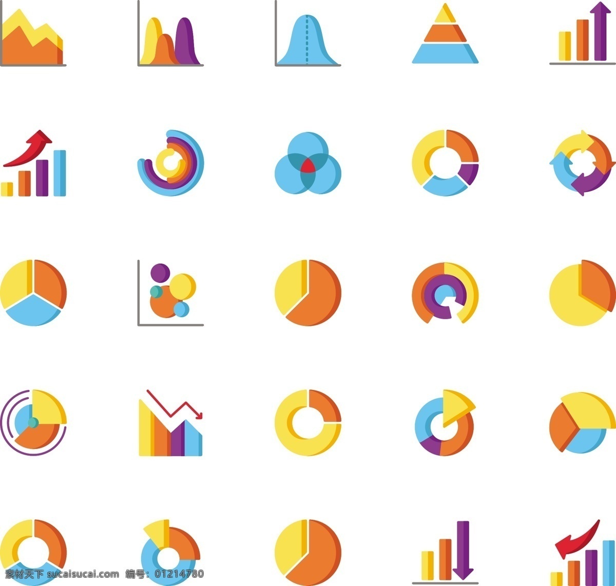 图表 图标 模板 饼状图 曲线图 柱状图 峰值 icon ppt素材