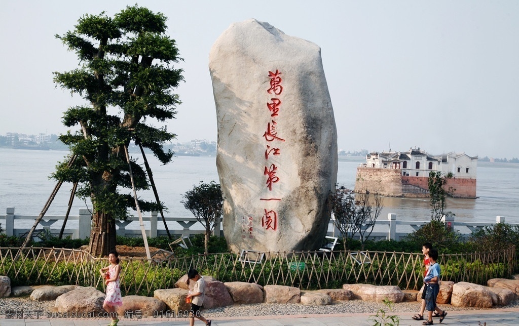 鄂州 观音阁 江边 人文景观 旅游摄影